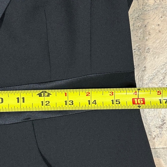 Laundry by Shelli Segal Black Tuxedo Blazer Jacket Women Size 8 - Picture 11 of 13
